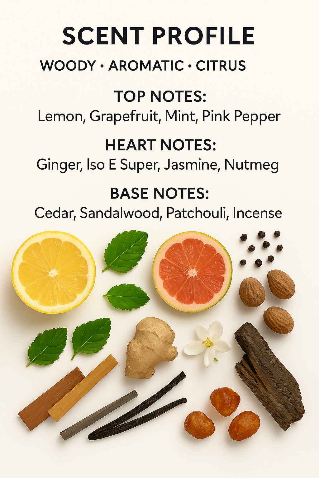 Bleu de Chanel Parfum scent profile and fragrance notes chart