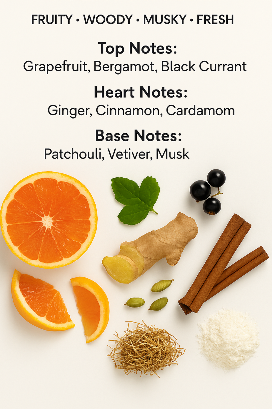 Creed Absolu Aventus scent profile showing bergamot and musk notes