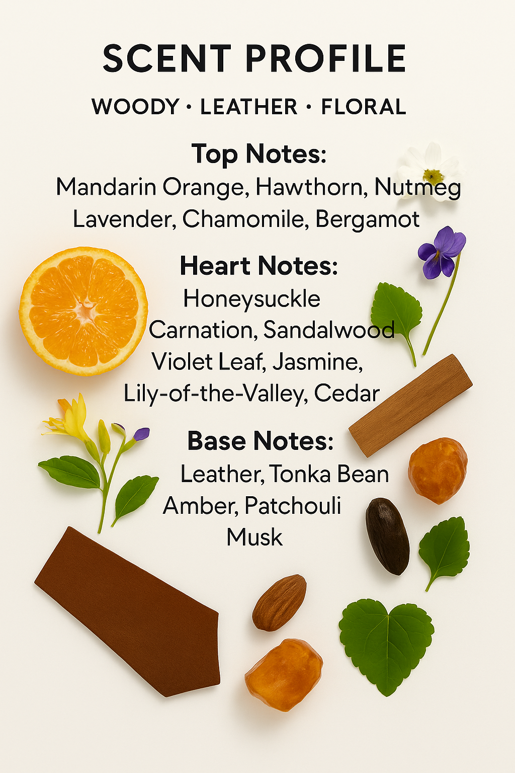 Dior Fahrenheit scent profile and fragrance notes chart