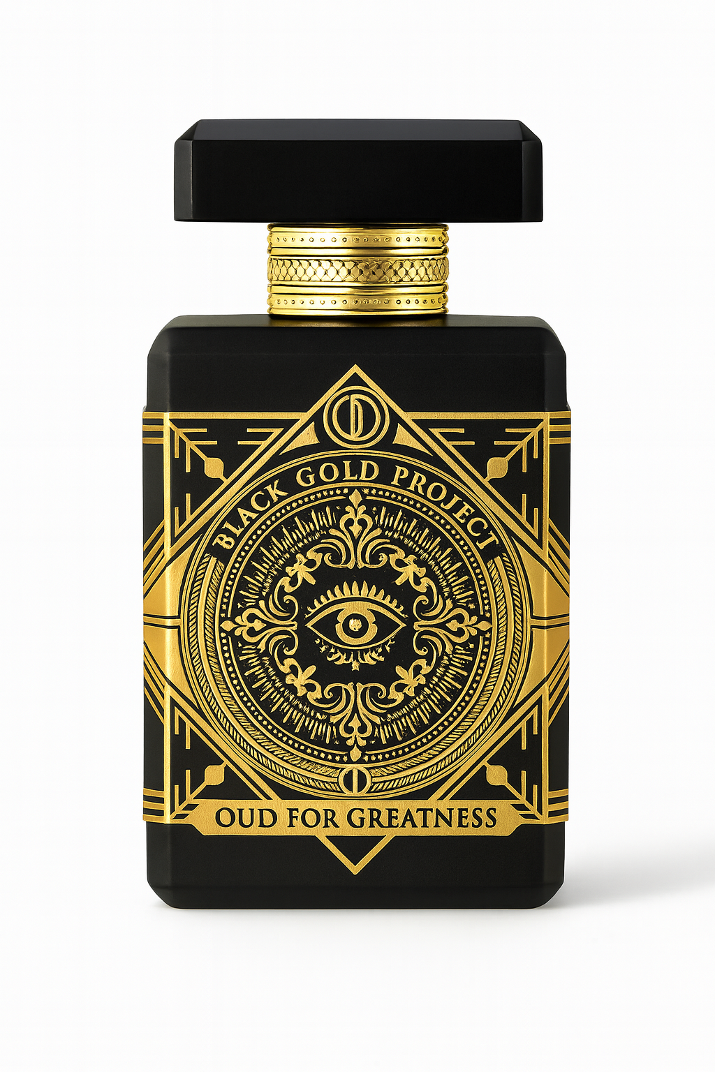 Initio Oud for Greatness retail perfume bottle amber woody scent