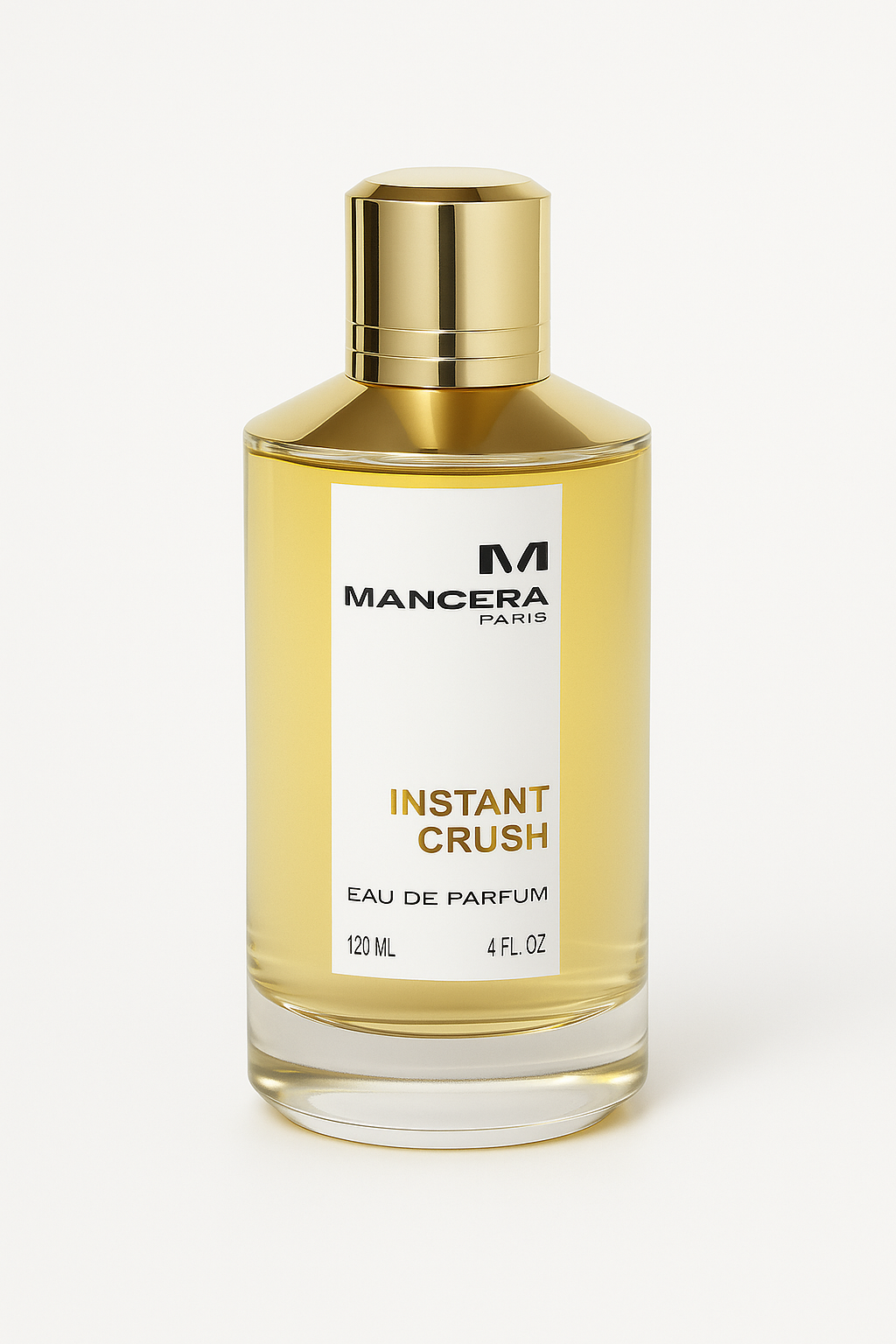 Mancera Instant Crush retail perfume bottle amber floral scent