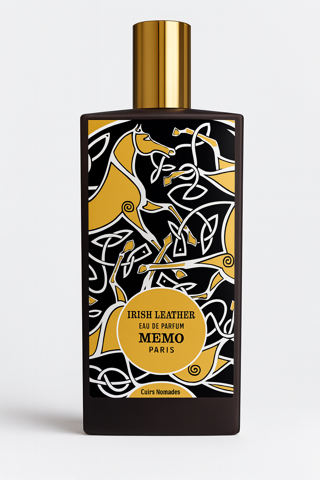 Memo Paris Irish Leather retail perfume bottle leather fragrance