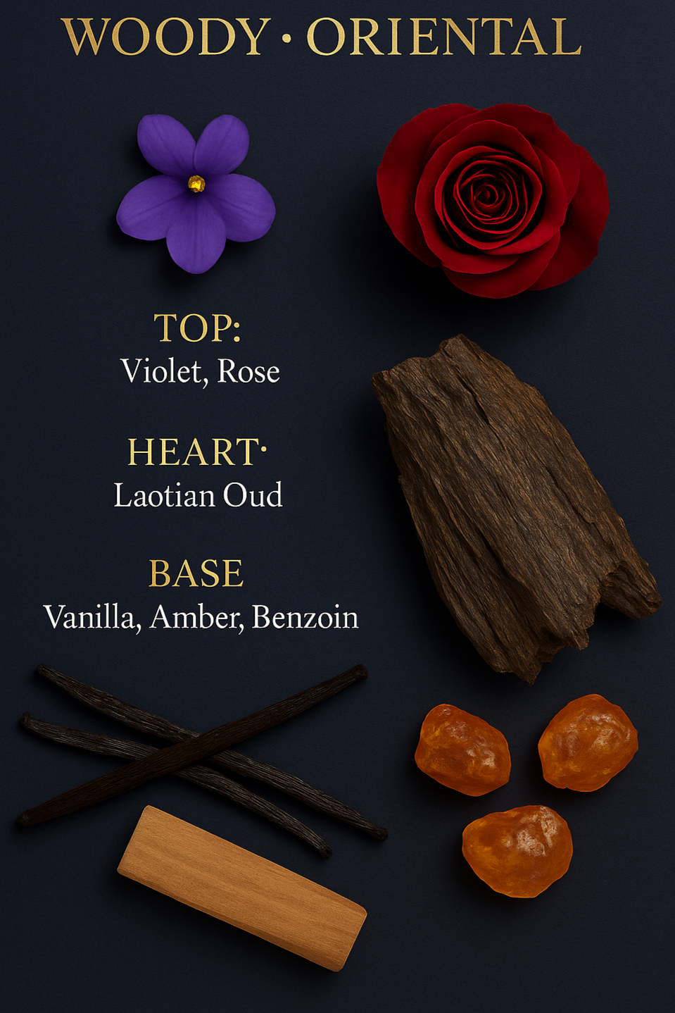 Oud Satin Mood perfume scent profile with rose and vanilla notes