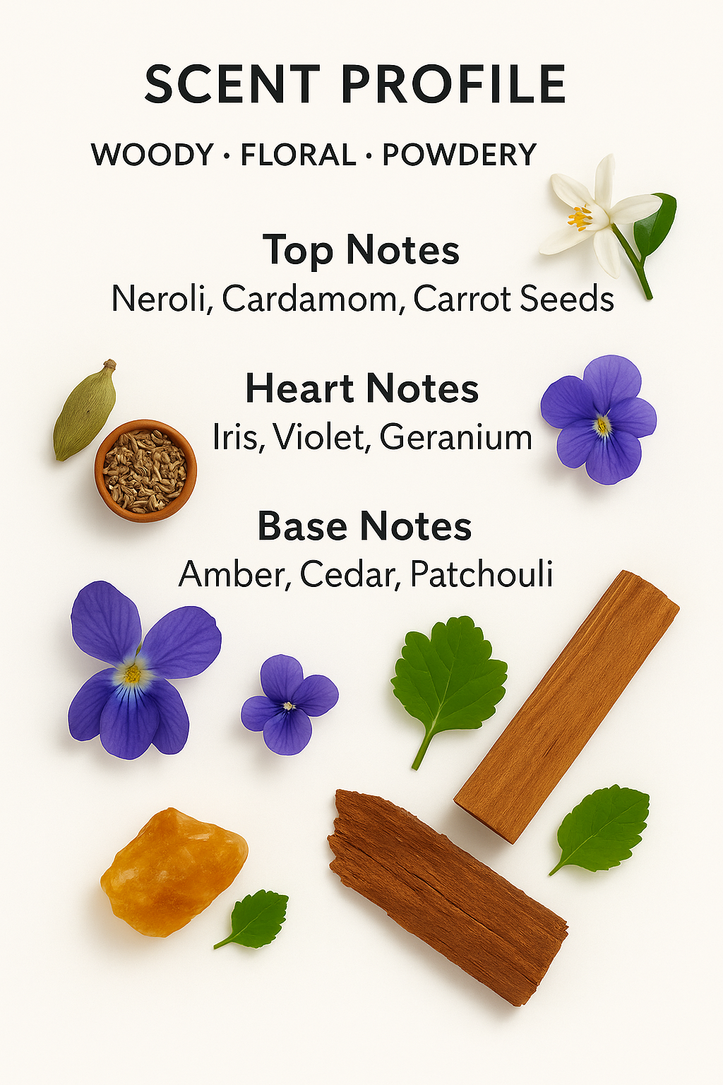 Prada L’Homme scent profile and fragrance notes chart