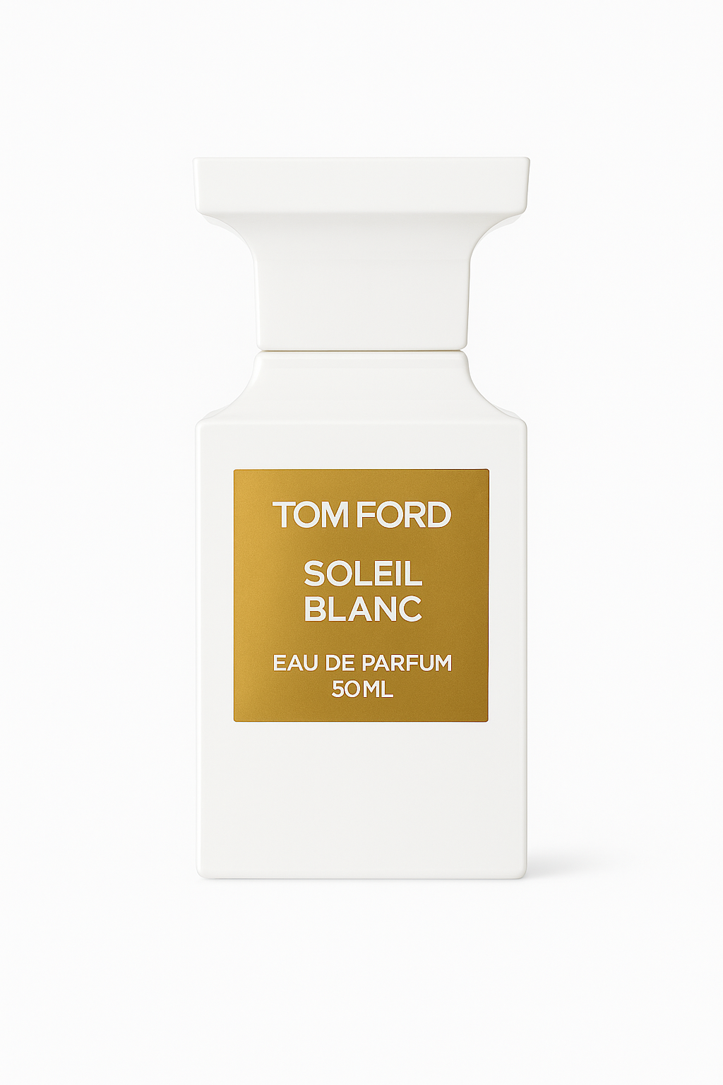 Tom Ford Soleil Blanc retail perfume bottle white floral scent