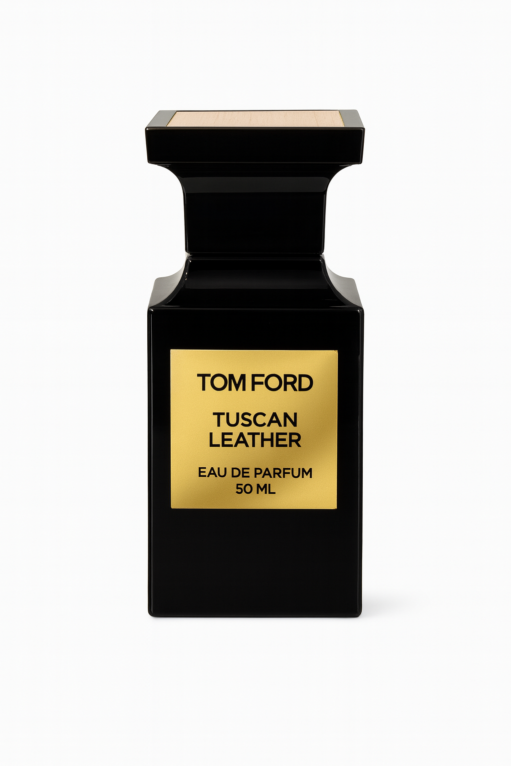 Tom Ford Tuscan Leather retail perfume bottle masculine leather scent