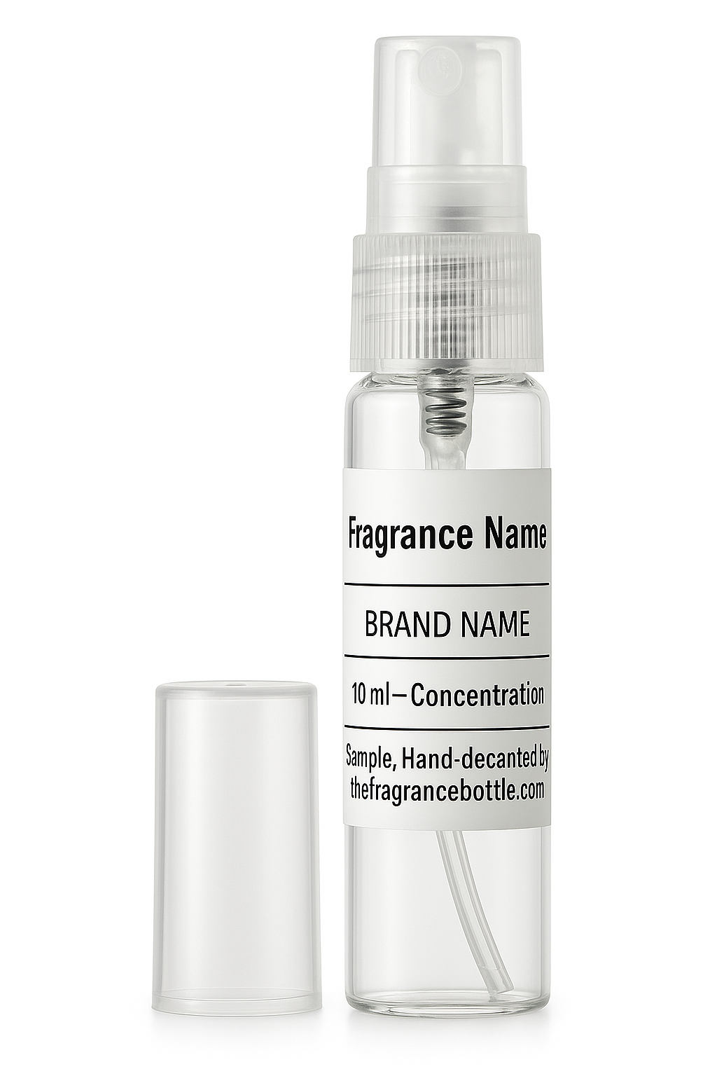 10ml Tuscan Leather perfume decant bottle with atomizer